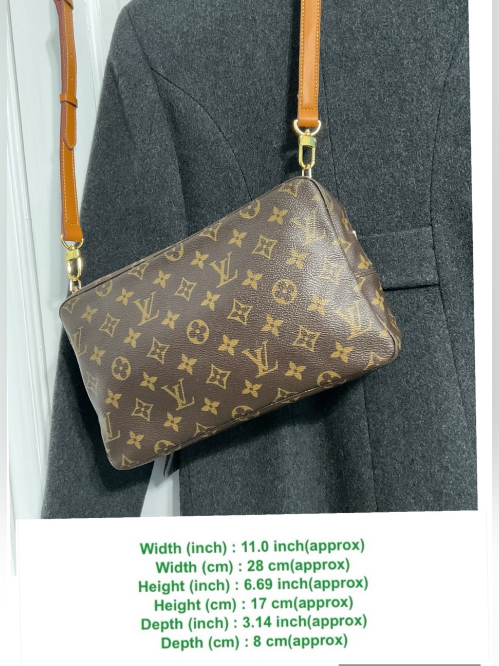 ✅LV TROUSSE 28 CLUTCH 862TH
AUTHENTIC LOUIS VUITTON